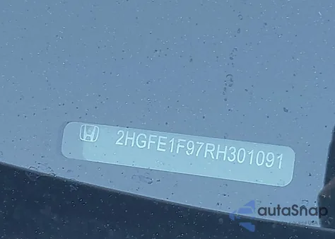 2024 Honda Civic Touring from USA, damaged, VIN 2HGFE1F97RH301091